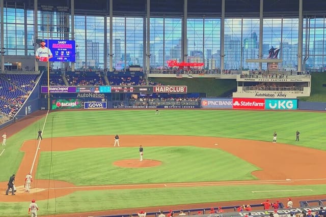 Miami Marlins Baseball Game Ticket at loandepot Park - Photo 1 of 5